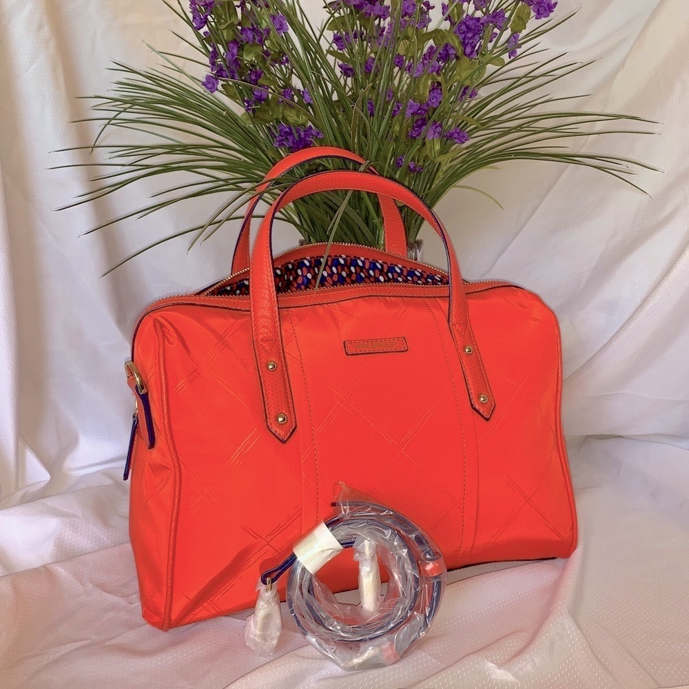 Vera Bradley Preppy Poly Marlo Satchel